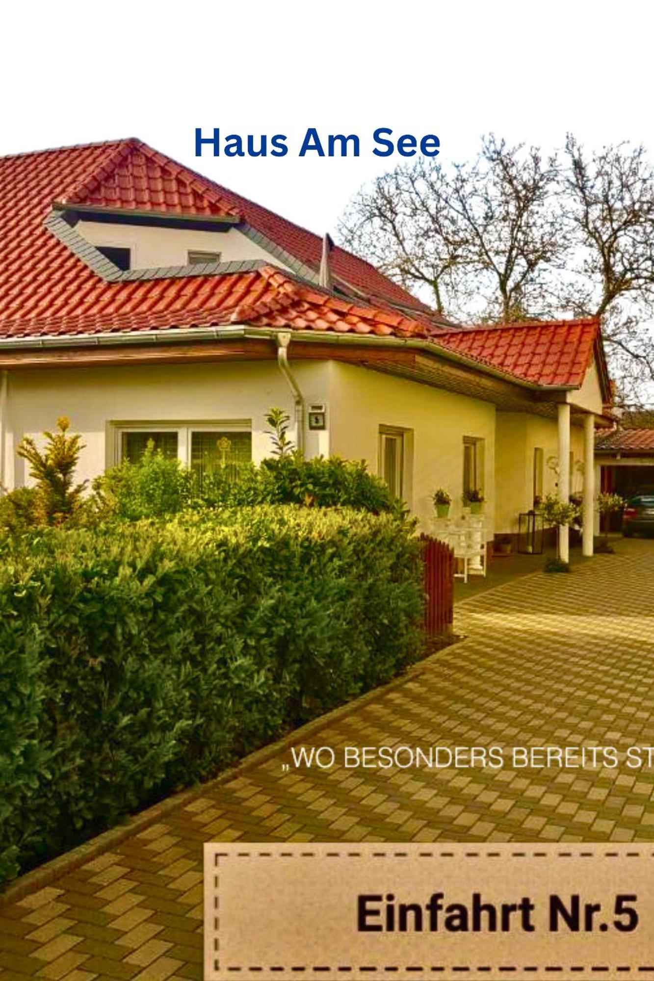 Haus Am See Bernburg Extérieur photo